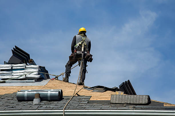 Professional Metal Roofing technician working in Pocono Lake, PA